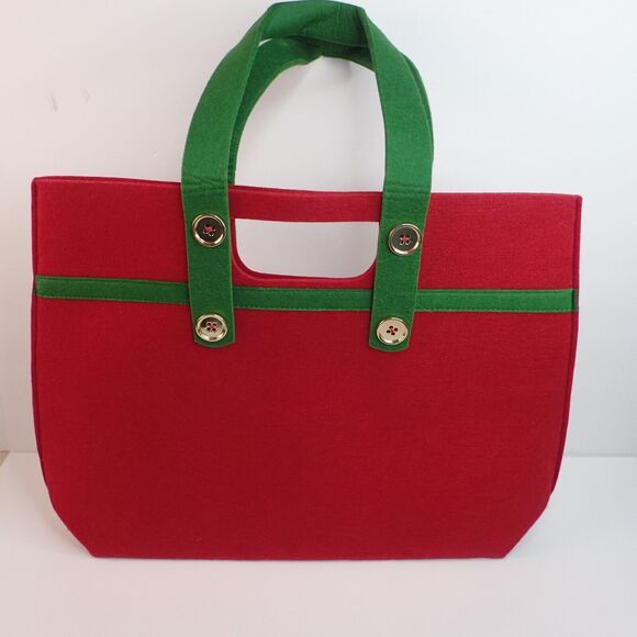 Disney Parks Christmas Holiday Tote Epcot Germany “Frohliche Weihnachten” Bag - Picture 4 of 6